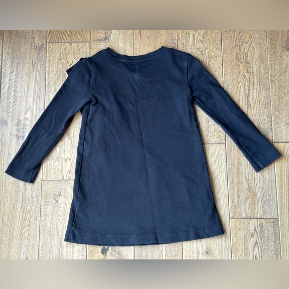 GAP Kids Long Sleeve Black Ruffle Dress size XS (4-5) - Picture 5 of 5